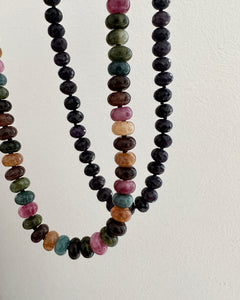 Tourmaline rainbow necklace