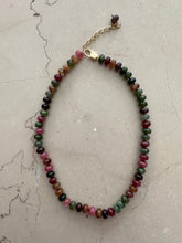 Tourmaline rainbow necklace