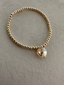 Cristal heart bracelet